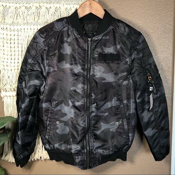 South Pole Boys Camo Bomber Jacket - Picture 1 of 6